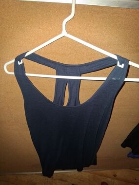Sleek Navy Racerback Tank Top